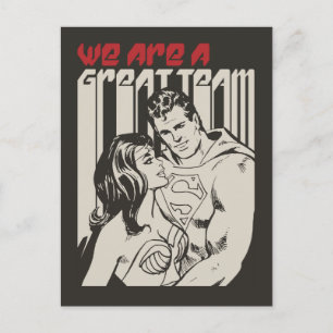 Superman Valentindagen   Vi är en Underbar grupp Helg Vykort