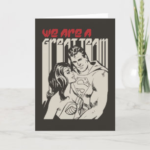 Superman Valentindagen Vi är en Underbar grupp Helgkort
