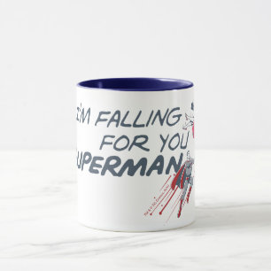 Superman Valentines dag Jag flödar för dig Mugg
