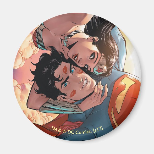 Superman/ Woman Tecknad Cover #11 Variant Magnet (Framsidan)