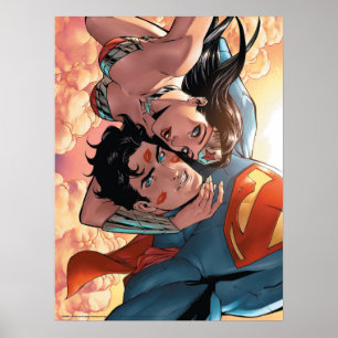 Superman/ Woman Tecknad Cover #11 Variant Poster