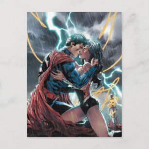 Superman/ Woman Tecknad Promotional Art Vykort