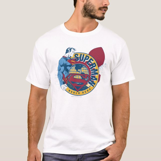 Superman - World Hero T-shirt (Framsida)