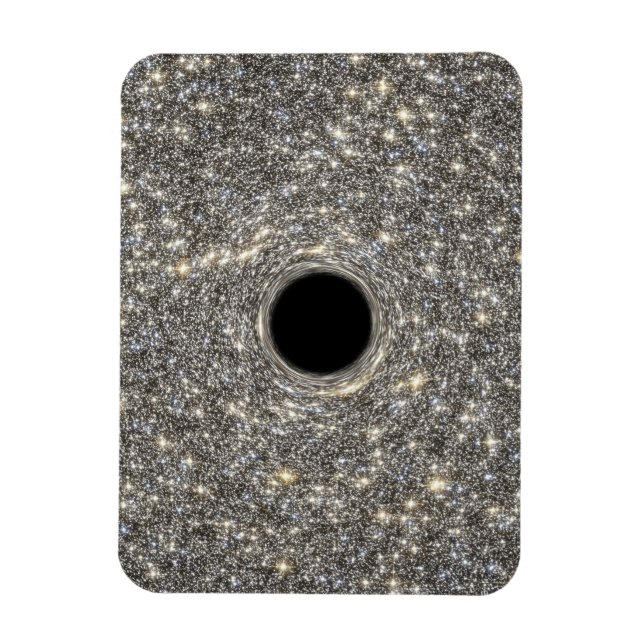 SuPermanassiv Black Hål i Mitten i en galaxi. Magnet (Vertikal)