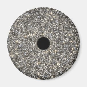 SuPermanassiv Black Hål i Mitten i en galaxi. Magnet