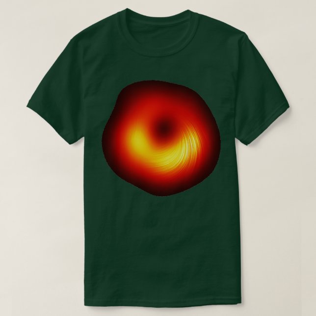 Supermanassive Black Hål M87 Galaxy Planets Astron T Shirt (Design framsida)