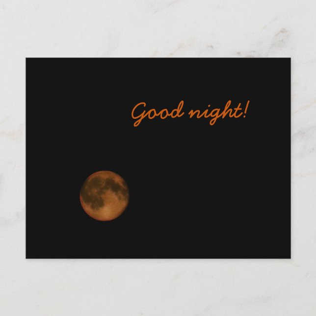 Supermåne Vykort (Framsida)