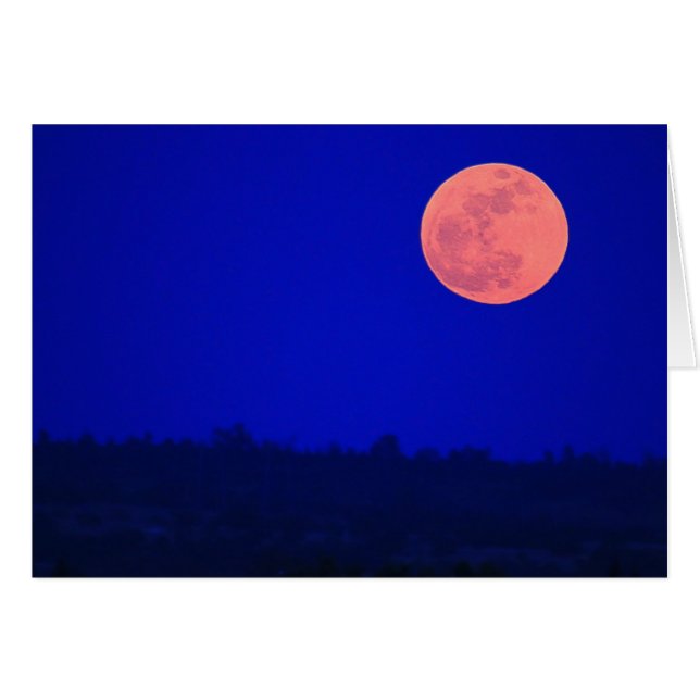 Supermånen maj 2012 hälsningskort (Framsidan Horizontal)