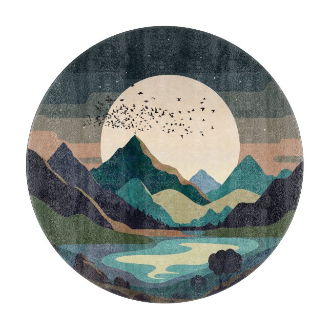 Supermånen vid Sjö (Framsidan)