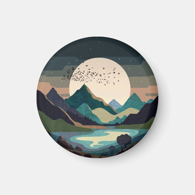 Supermånen vid Sjö Magnet (Framsidan)