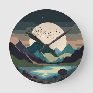 Supermånen vid Sjö Rund Klocka