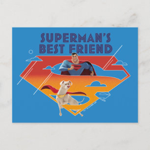 Supermanns bästa vän vykort