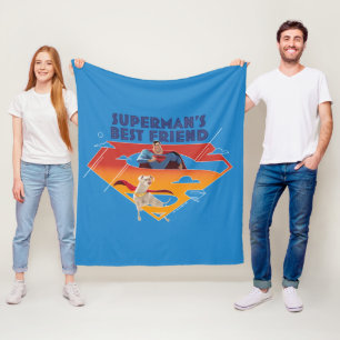 Supermans bästa vän fleecefilt