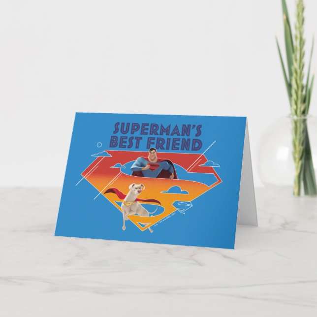 Supermans bästa vän kort (Framsida)
