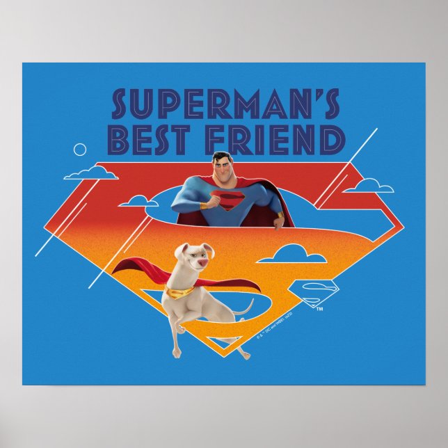 Supermans bästa vän poster (Framsidan)