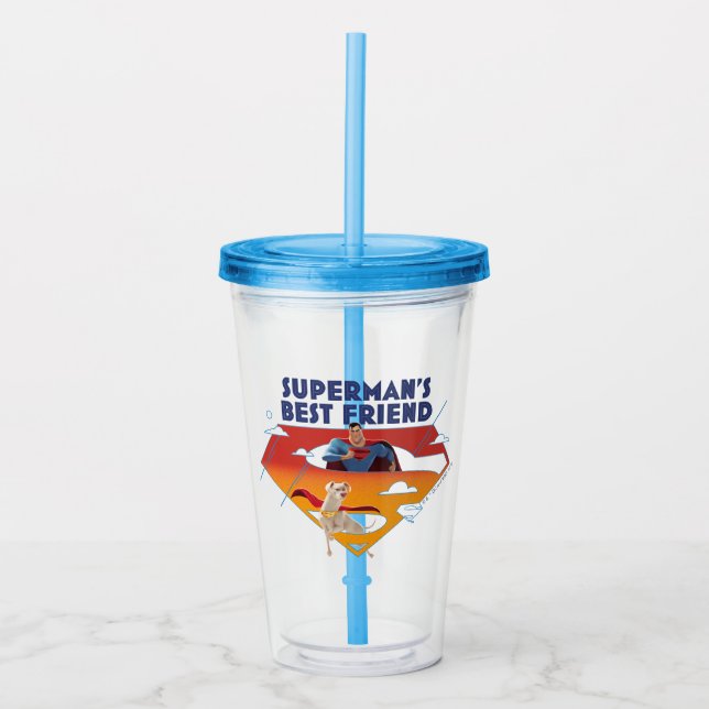 Supermans bästa vän take away mugg (Framsida)