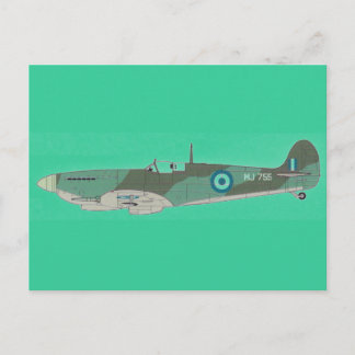 supermarin spitfire vykort