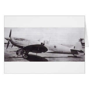 Supermarine hetlevrad person hälsningskort