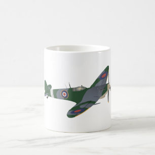 Supermarine Spitfire Fighter Aircraft Kaffemugg
