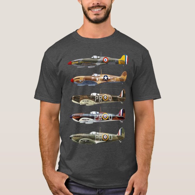 Supermarine Spitfire is a British fighter aircraft T Shirt (Framsida)