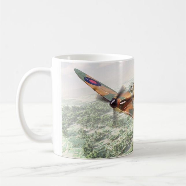 "Supermarine Spitfire”mug Kaffemugg (Vänster)