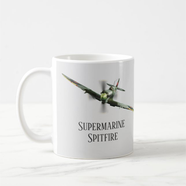 Supermarine Spitfire-mugg Kaffemugg (Vänster)