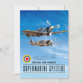 SUPERMARINE SPITFIRE - ROYAL LUFT SQUADRON INBJUDNINGAR