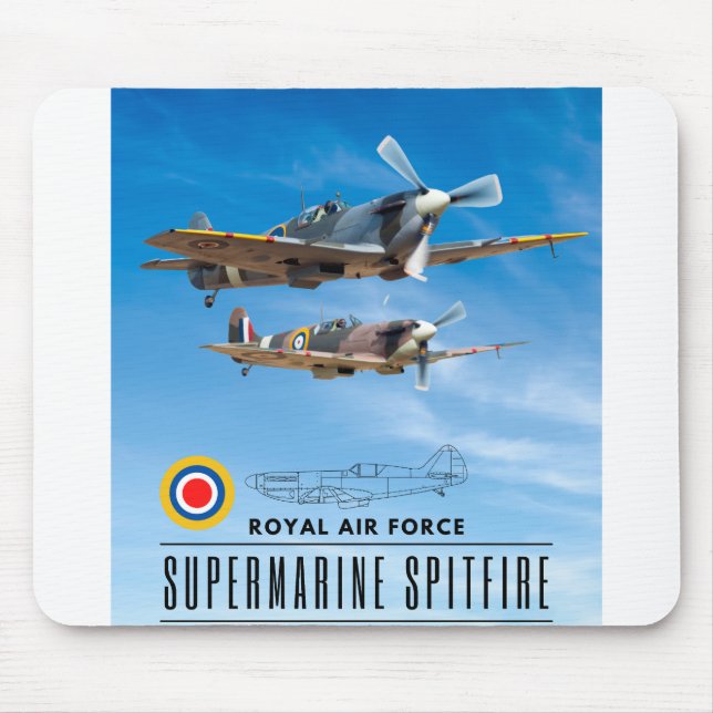 SUPERMARINE SPITFIRE - ROYAL LUFT SQUADRON MUSMATTA (Framsidan)