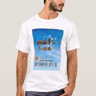 SUPERMARINE SPITFIRE - ROYAL LUFT SQUADRON T SHIRT