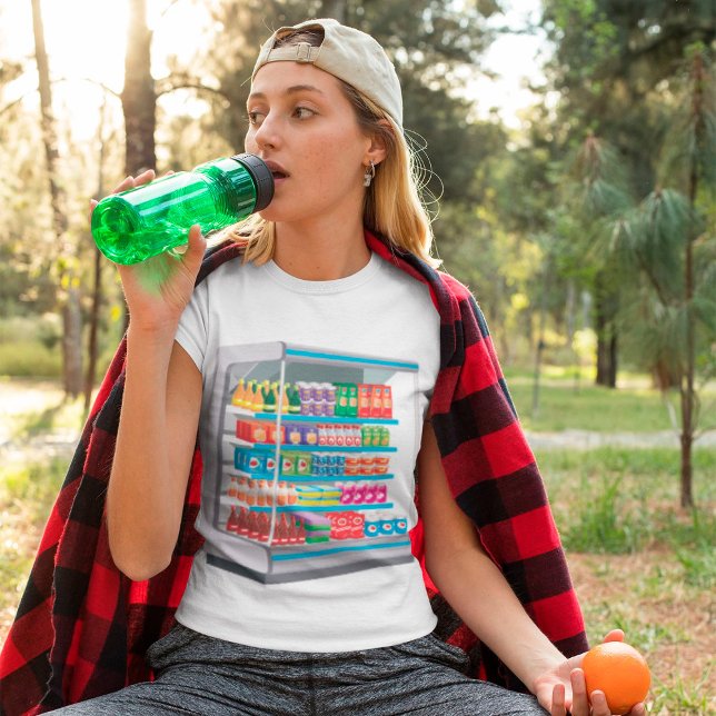 Supermarket Dairy Fridge T Shirt (Skapare uppladdad)