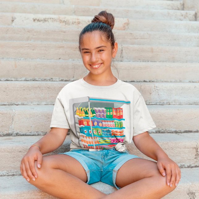 Supermarket Dairy Fridge T Shirt (Skapare uppladdad)