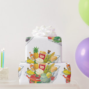 Supermarket Shopping Basket Presentpapper