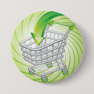Supermarketshoppingvagn Knapp