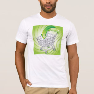 Supermarketshoppingvagn T Shirt