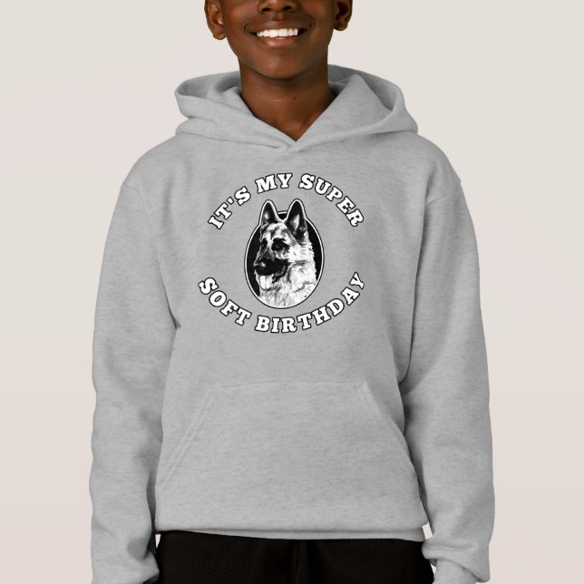 supermjuk födelsedag letterkenny hoodie t shirt (Framsida)