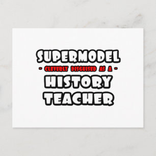 Supermodel .. Historielärare Vykort
