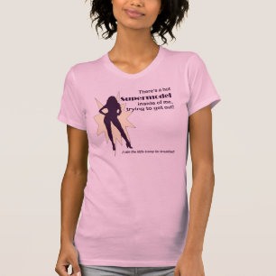 Supermodelkvinna T-tröja Tee