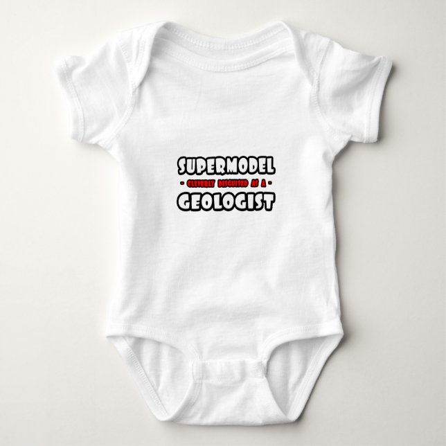 Supermodell... Geolog Tee Shirt (Framsida)