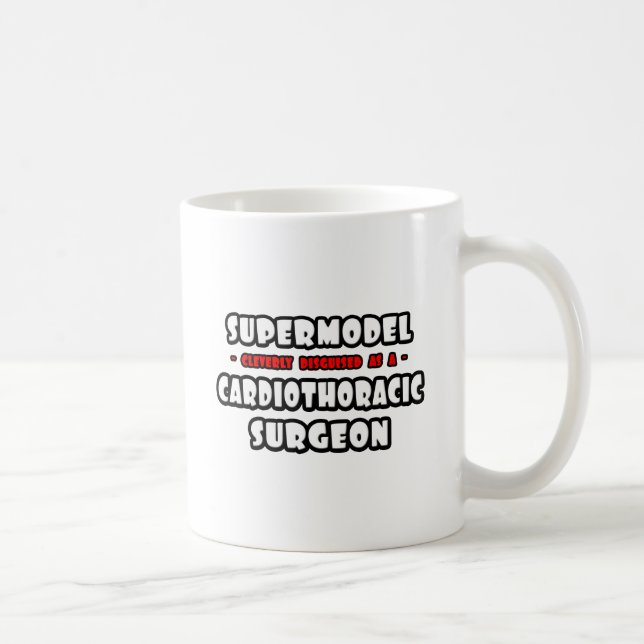Supermodell... Kardiothoracic Surgeon Kaffemugg (Höger)