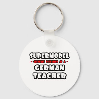 Supermodell... Tysk lärare Nyckelring