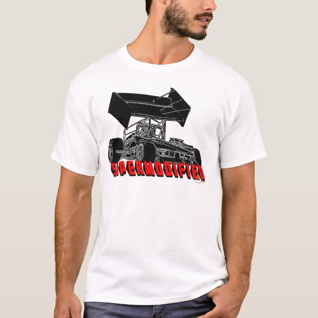 Supermodified w/red brev tee (Framsida)