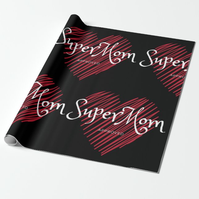SuperMom Approved Presentpapper (Utrullad)