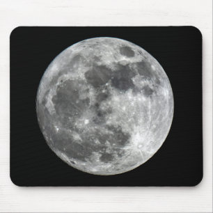 Supermoon måne Mousepad Musmatta