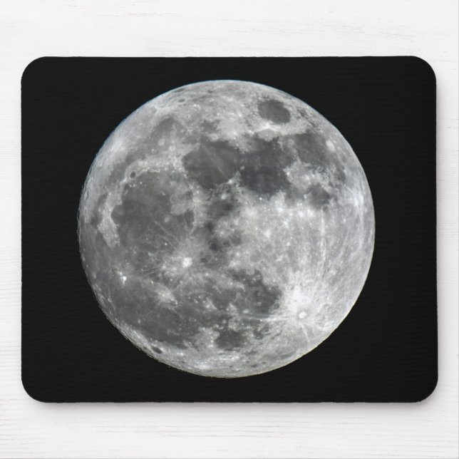 Supermoon måne Mousepad Musmatta (Framsidan)