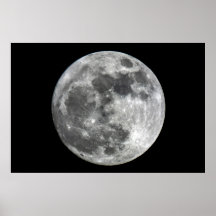 Supermoon Måne Poster