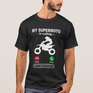 Supermoto off Road Enduro Riding MotorCycle Bike T Shirt