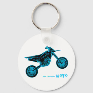 SuperMoto Wheelie Nyckelring