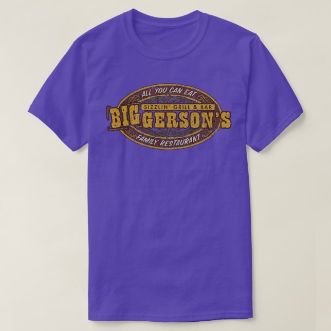 Supernatural Biggersons Family Restaurant 2007 T Shirt (Design framsida)