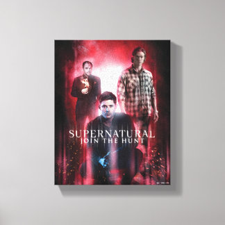 Supernatural Crowley, Dean och Sam Canvastryck