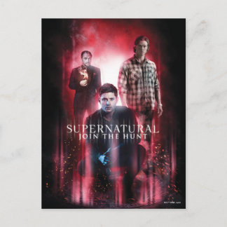 Supernatural Crowley, Dean och Sam Vykort